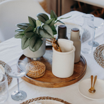 Laden Sie das Bild in den Galerie-Viewer, Tablett | Mangoholz | rund