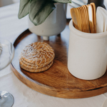 Laden Sie das Bild in den Galerie-Viewer, Tablett | Mangoholz | rund