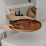 Laden Sie das Bild in den Galerie-Viewer, Tablett | Mangoholz | rund