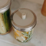 Laden Sie das Bild in den Galerie-Viewer, Fermentierdeckel mit Ventil | 4er-Set