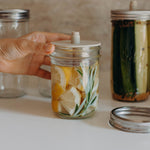 Laden Sie das Bild in den Galerie-Viewer, Fermentierdeckel mit Ventil | 4er-Set