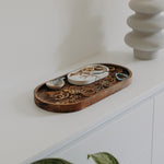 Laden Sie das Bild in den Galerie-Viewer, Tablett | Mangoholz | oval