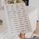 Laden Sie das Bild in den Galerie-Viewer, Etiketten | Vorräte