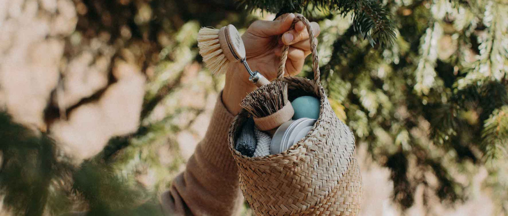 Osternest im Hängekorb