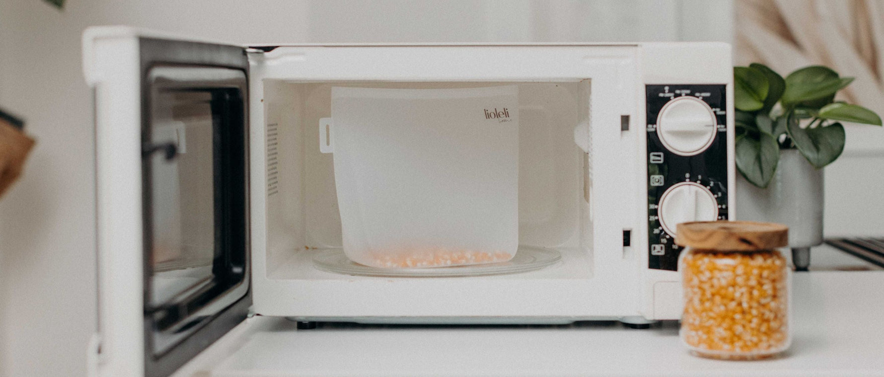 Popcorn in der Mikrowelle