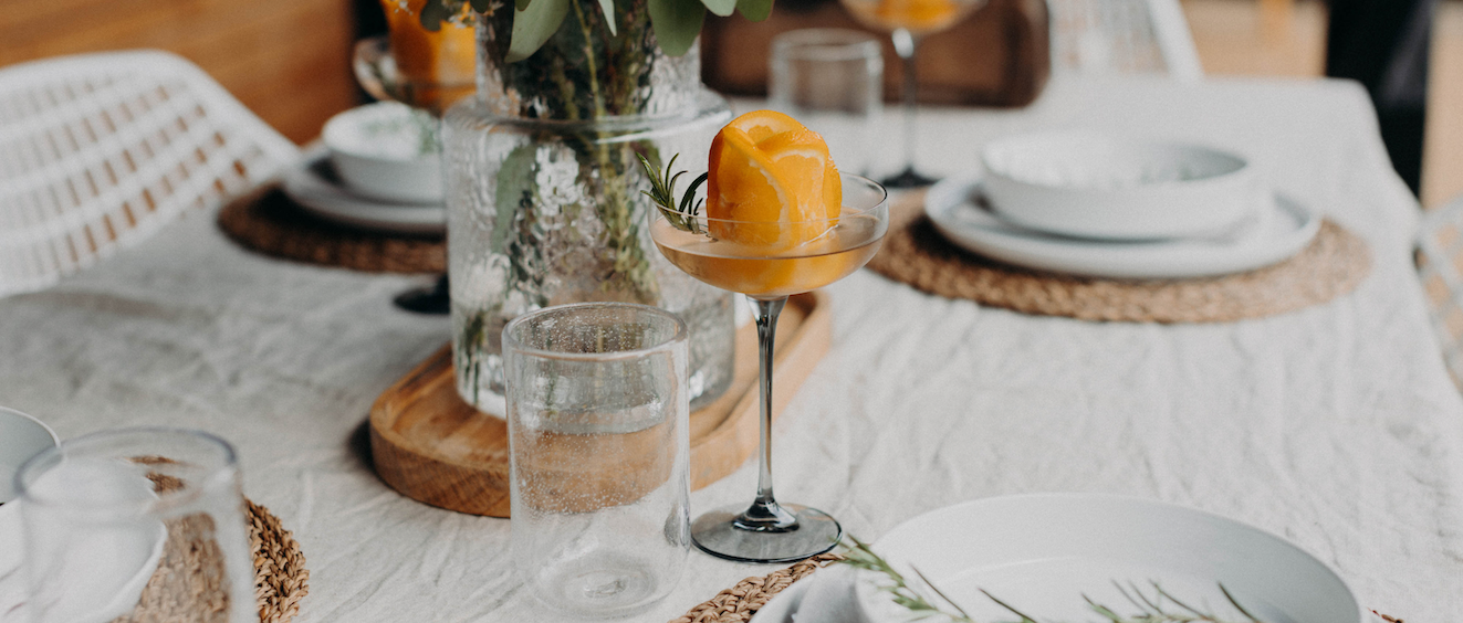 Orangenblüten Eiswürfel