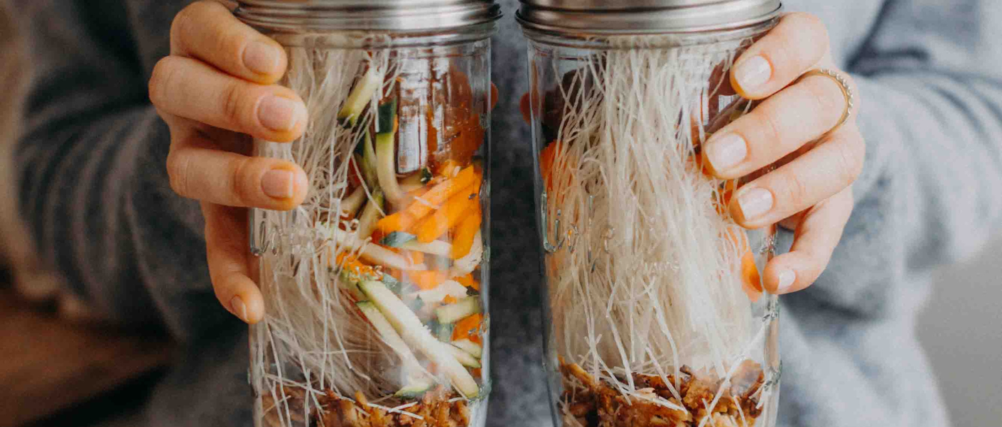 Instant Ramen im Glas