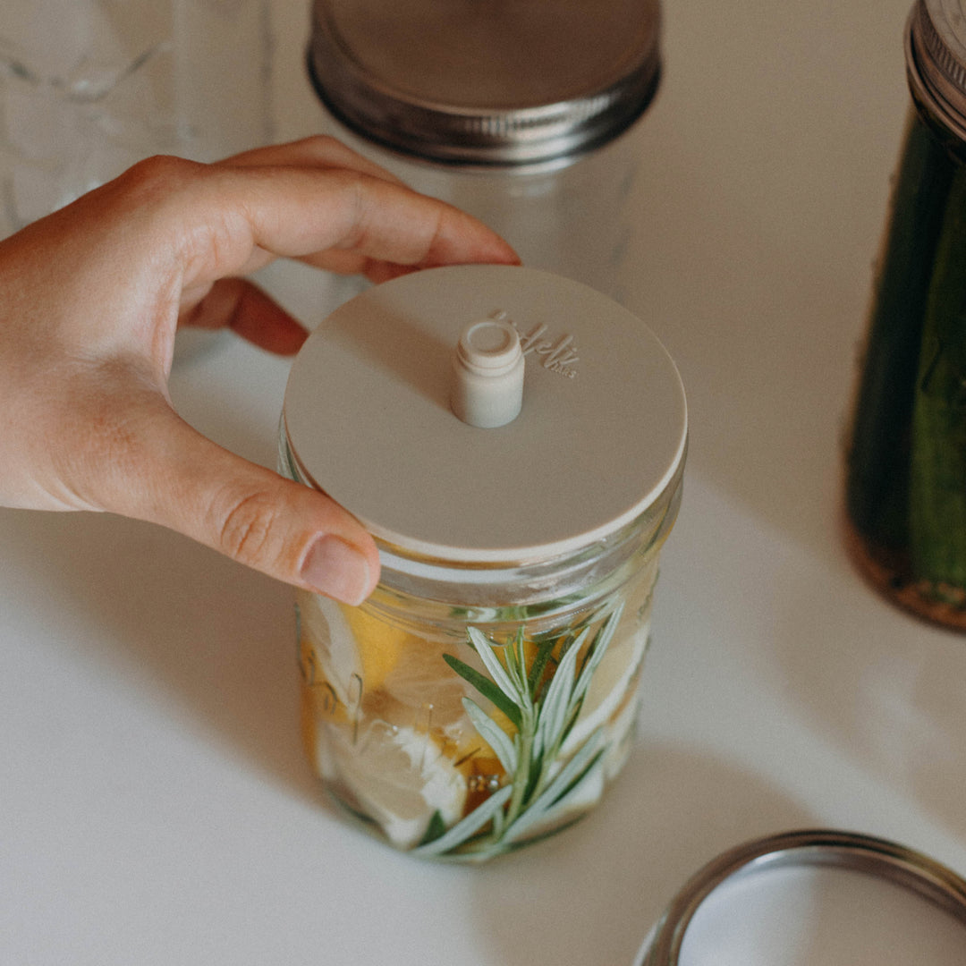 Fermentierdeckel mit Ventil | 4er-Set