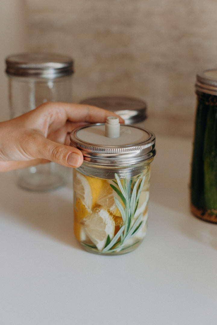 Fermentierdeckel mit Ventil | 4er-Set