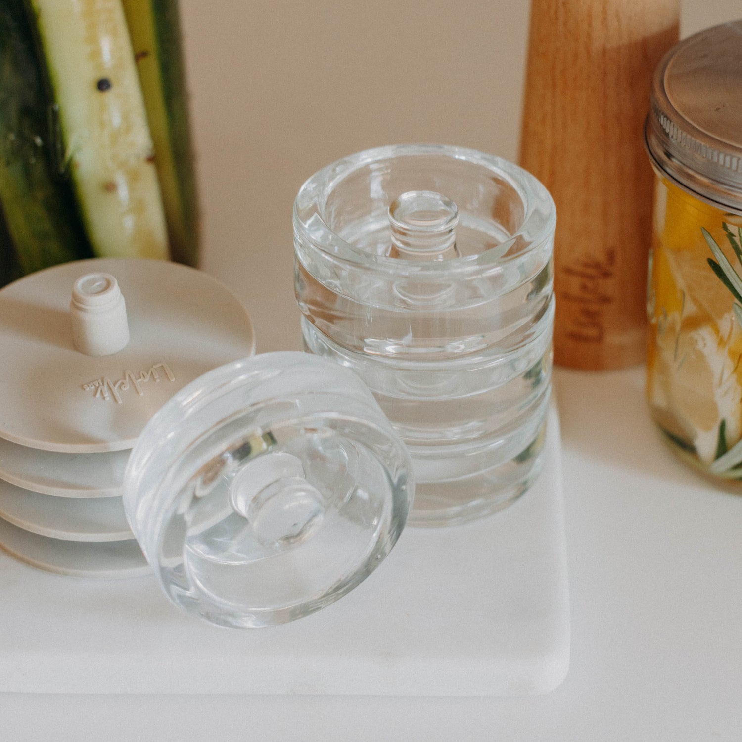 Fermentiergewichte | Glas | 4er-Set