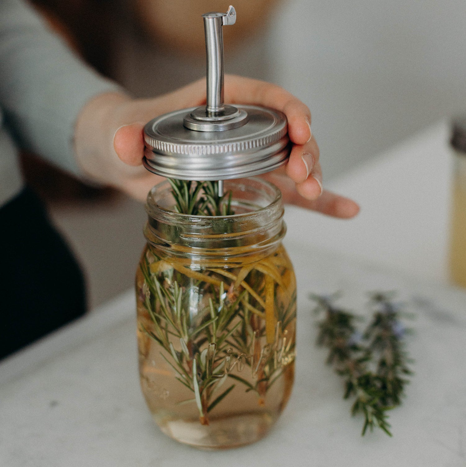 Ausgießer | Mason Jar | Edelstahl