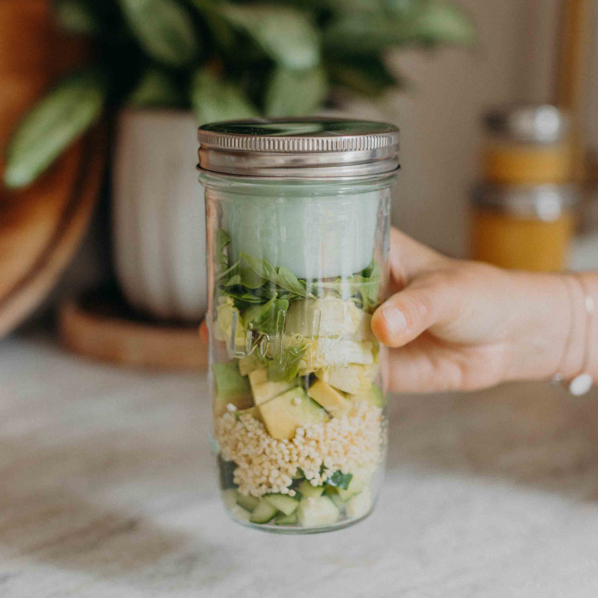 Bento-Einsatz | Mason Jar | Silikon