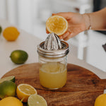 Laden Sie das Bild in den Galerie-Viewer, Zitronenpresse | Mason Jar | Edelstahl
